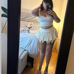 Elegant Cream Skirt